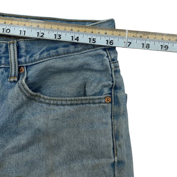 Levi's 550 Jeans Distressed Relaxed Tapered Men's 32 x 29.5 Frays Fade Stains - Picture 4 of 9